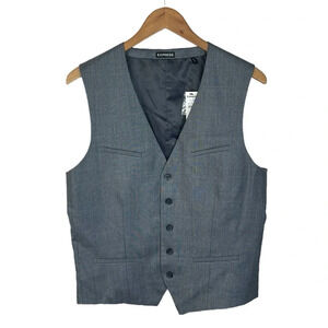 TS604 NWT Mens Express Trendy Blazer Vest Top M ($98)